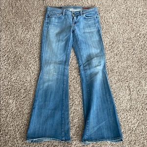 Citizens of Humanity light washed flared jeans